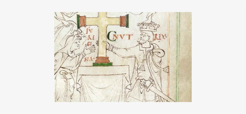 A Danish Prince In Anglo-saxon England - King Canute And Queen Emma, transparent png download