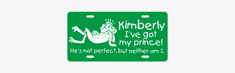 I've Got My Prince License Plate - Terre De Marins, transparent png download