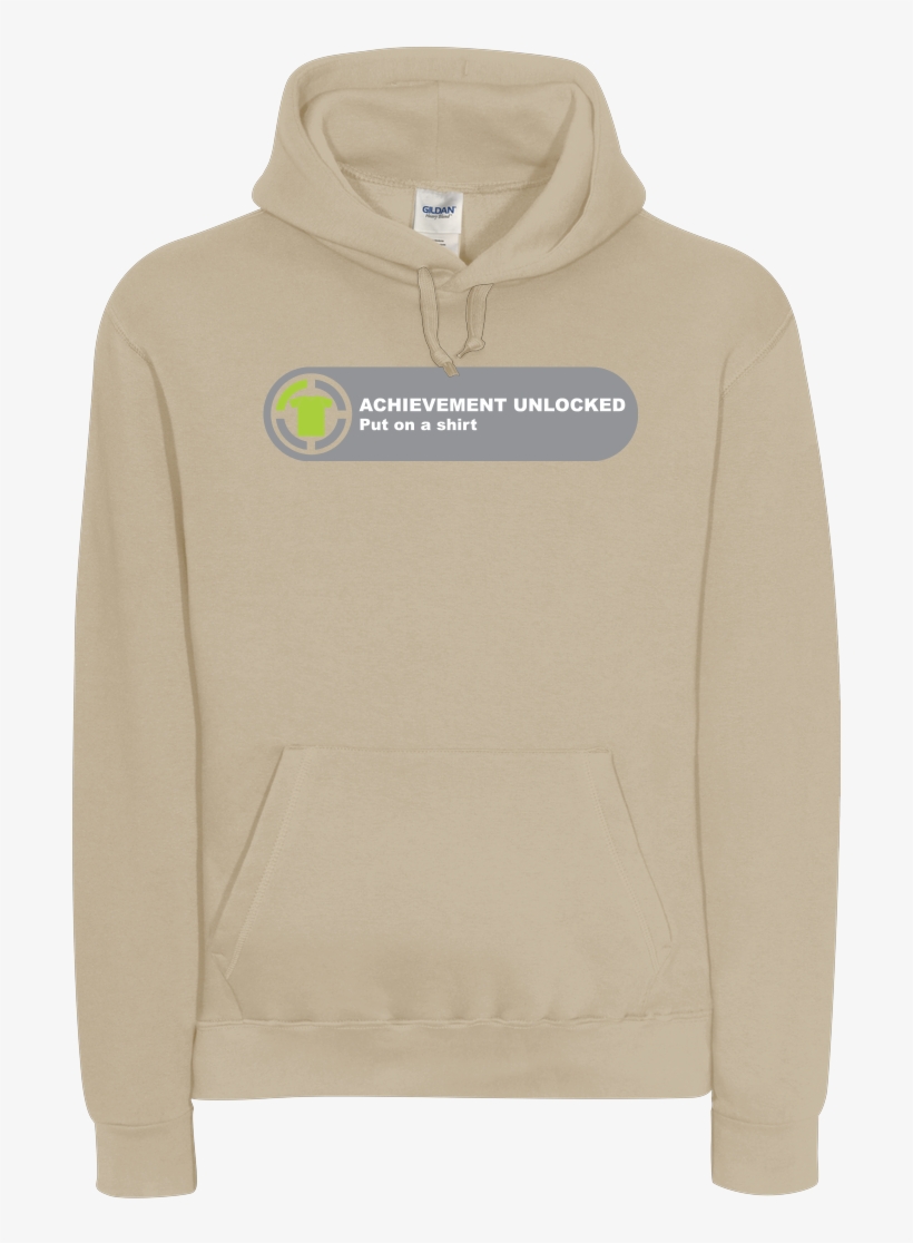 Achievement Unlocked Sweatshirt B&c Hooded, transparent png download
