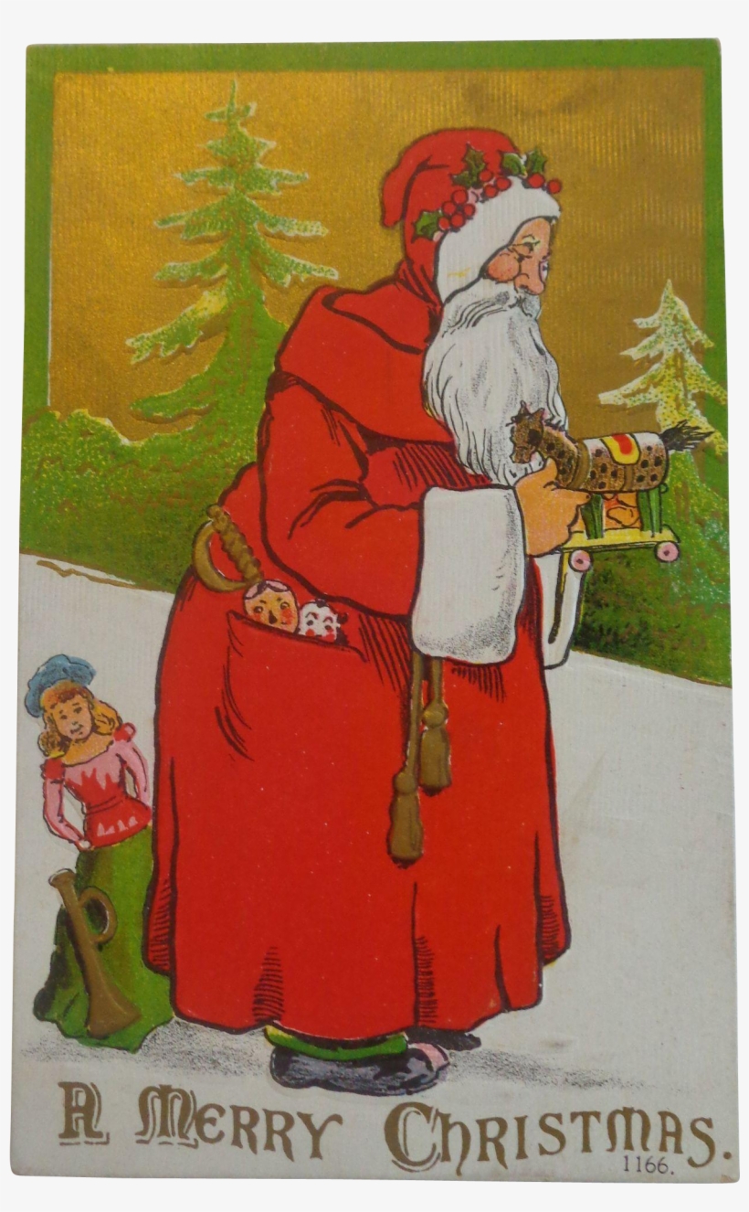 Art Print: Lantern Press' Christmas Greeting - Santa, transparent png download