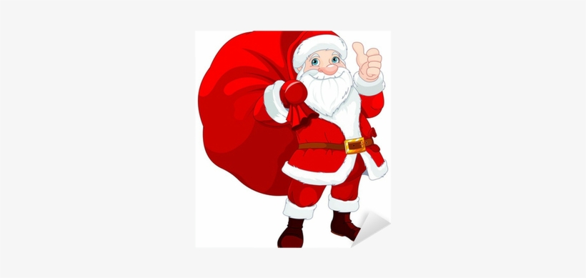 Santa Claus With His Bag, transparent png download
