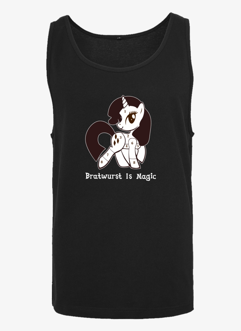 Bratwurst Is Magic T-shirt Tanktop Men Black - Guy Fawkes Mens T-shirt, transparent png download