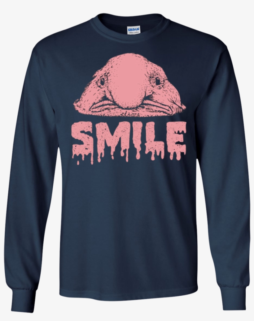 Blobfish Smile Funny Fish T-shirt - Diggs Cousins, transparent png download
