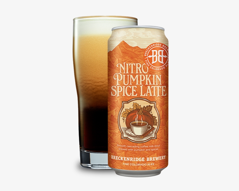 Nitro Fall Seasonal Pumpkin Spice Latte - Breckenridge Brewery, transparent png download