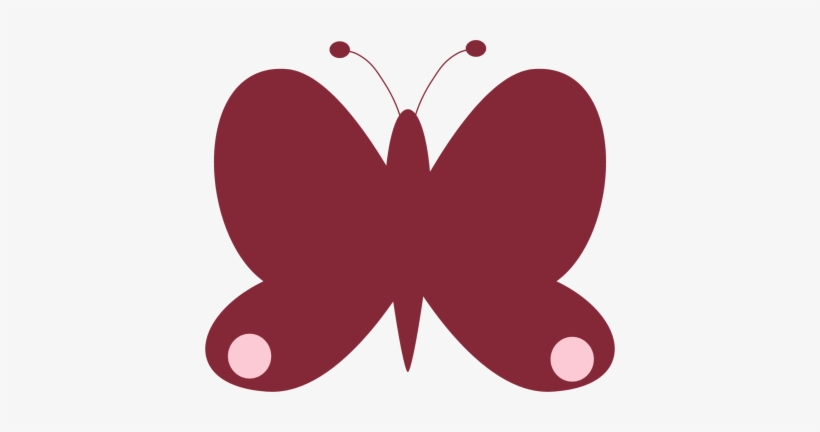 Pink Butterfly Clipart - Png Butterfly Pink Red, transparent png download