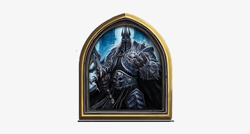 The Lich King Portrait - Lich King Hearthstone Hero, transparent png download