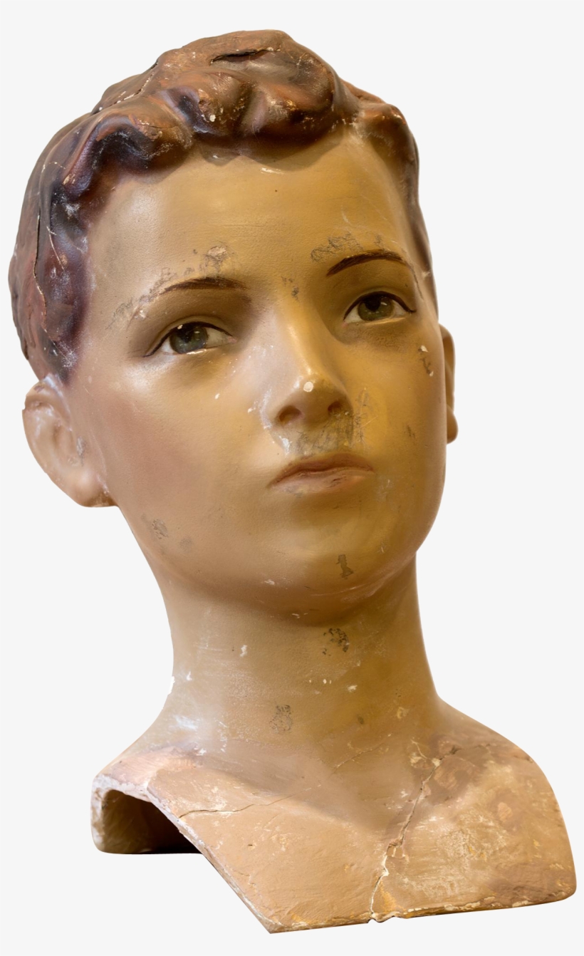 Boy Mannequin Head By Siegel Of Paris - London, transparent png download