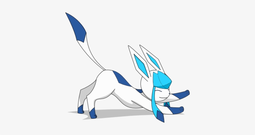 Png - Shiny Glaceon Fanart, transparent png download