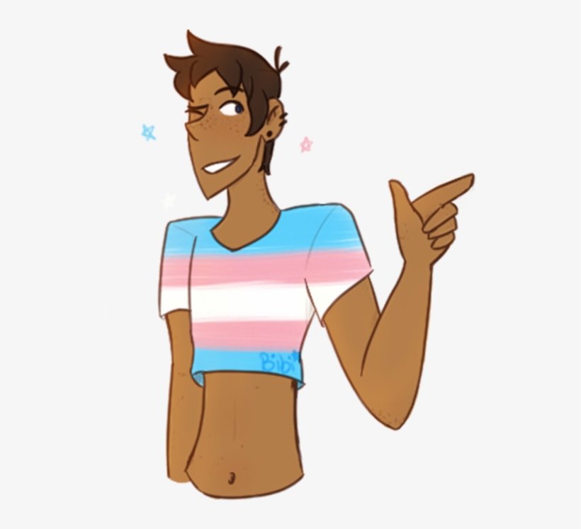 A Trans Lance To Go With His Bf - Cartoon, transparent png download