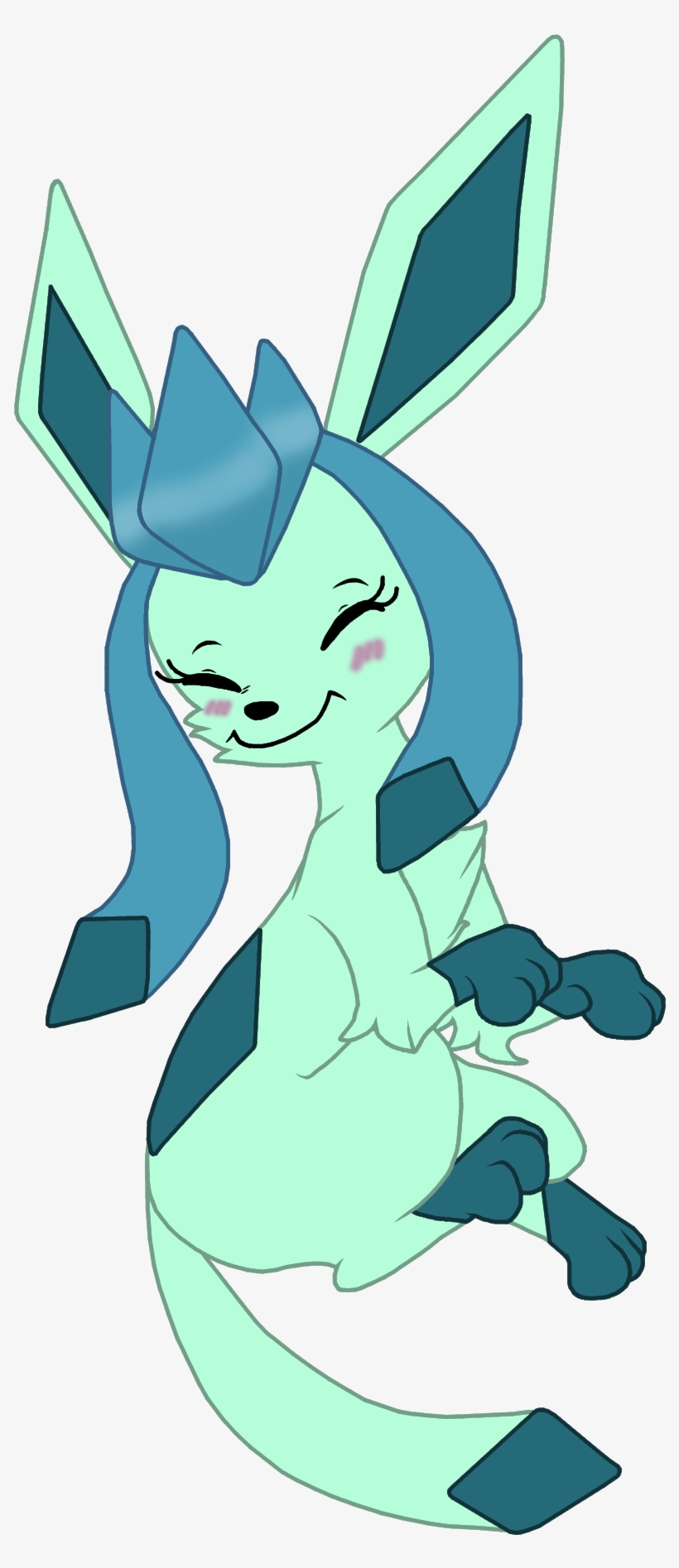 Glaceon - Cartoon, transparent png download