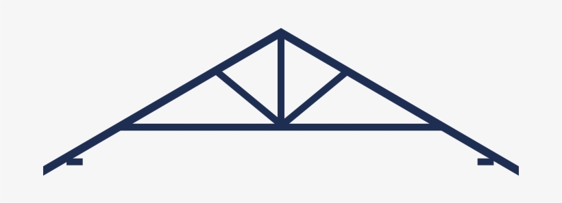 Raised Tie - Different Types Of Trusses In Roofs, transparent png download