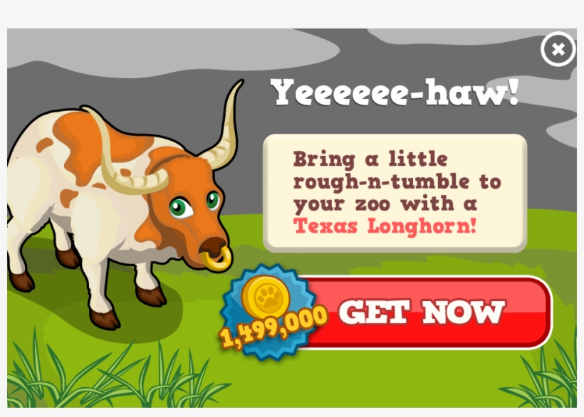 Texas Longhorn Modal - Cartoon, transparent png download