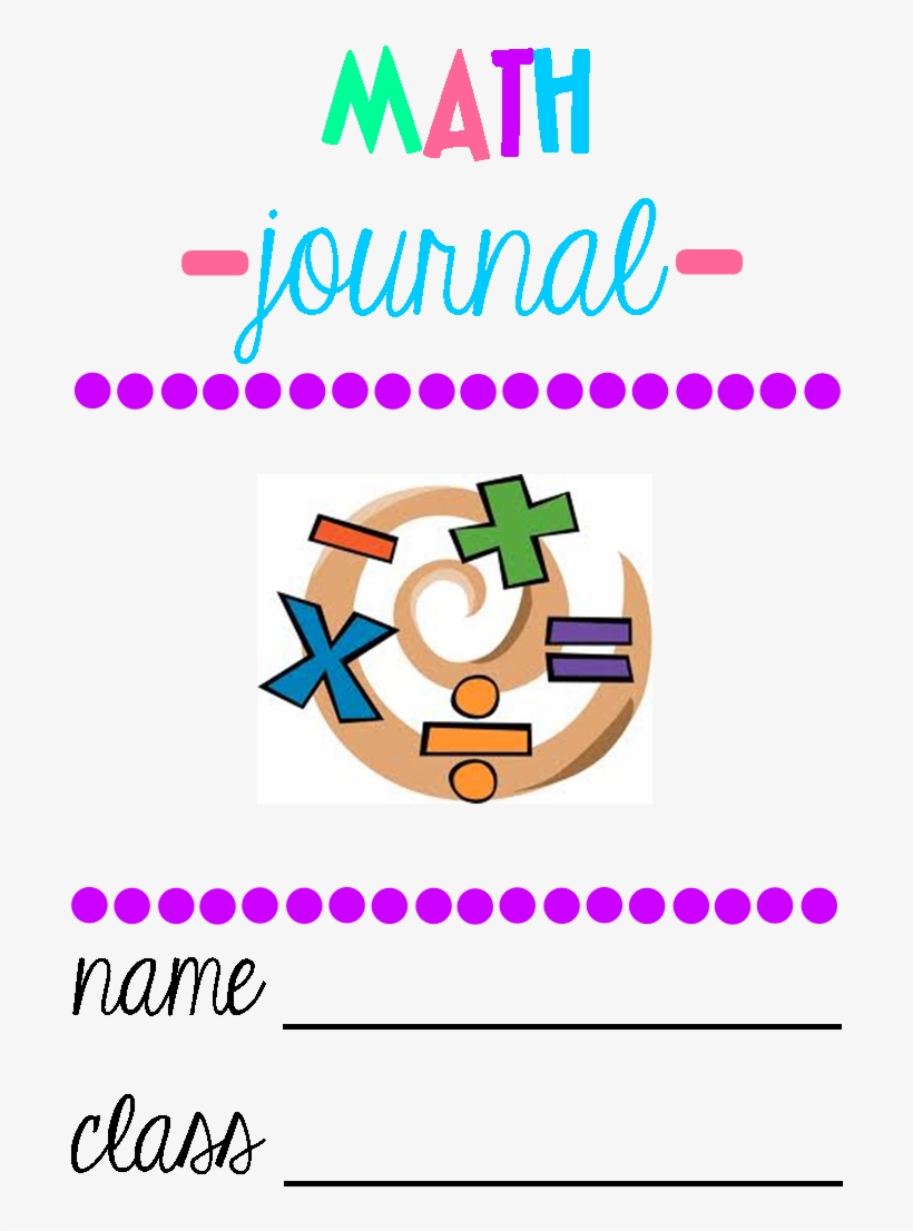 Journal Clipart Composition Notebook - Romance With Numbers - 1, transparent png download