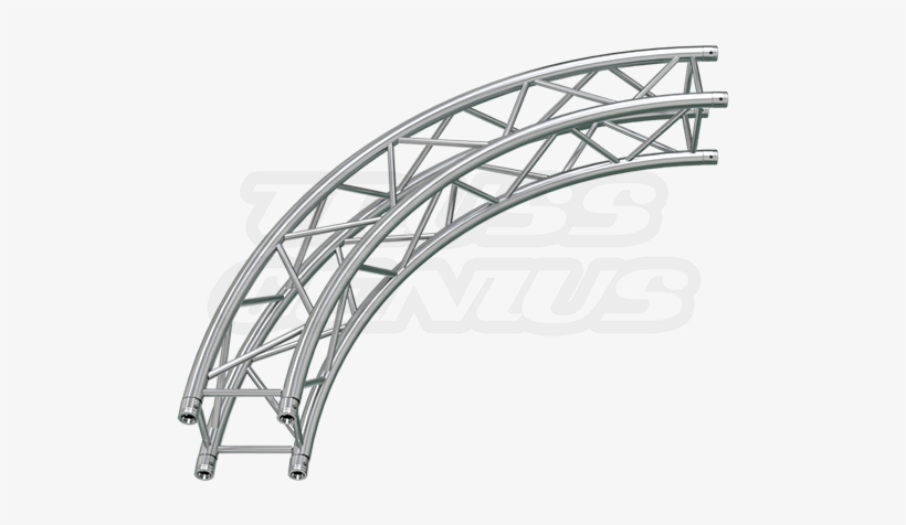 Sq C3 90 F34 Square Truss 90 Degree Arc - Square Circular Truss Png, transparent png download
