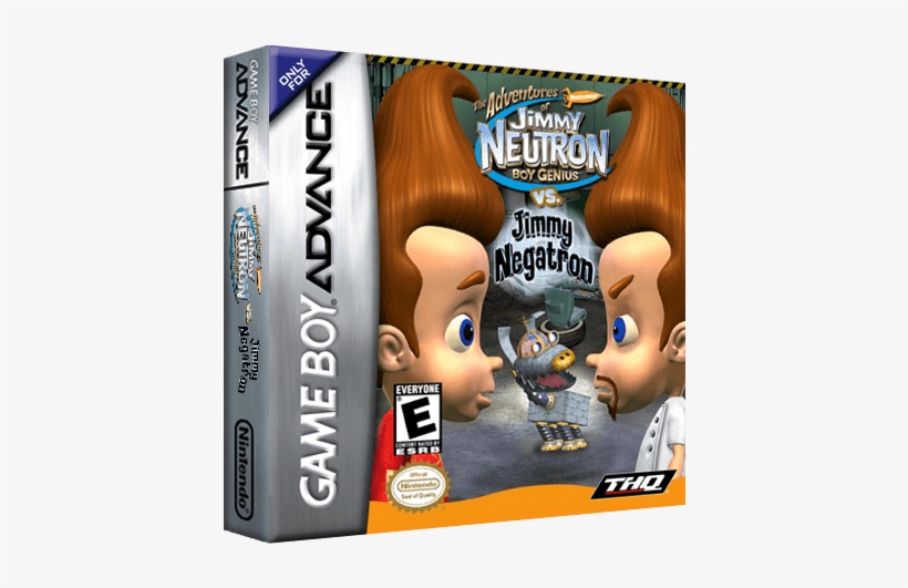 The Adventures Of Jimmy Neutron Boy Genius Vs - Super Mario Advance 2 Box, transparent png download