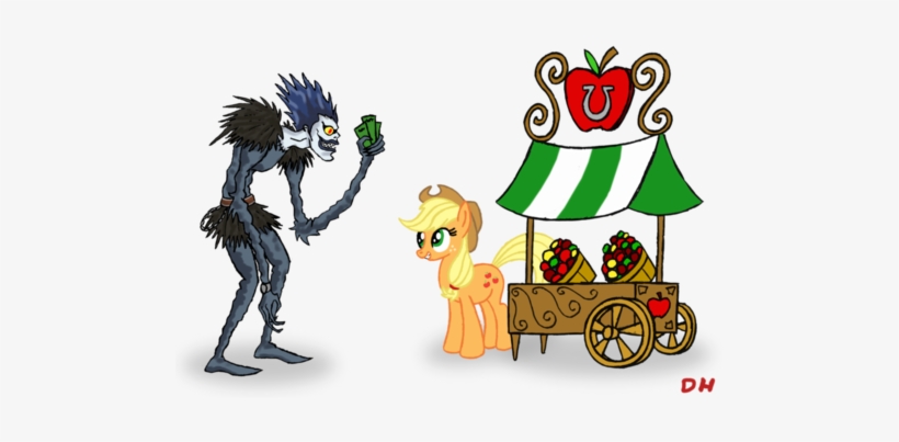 Ryuk, Applejack, And Ryuk And Apple Jack Image - My Little Pony Ryuk, transparent png download
