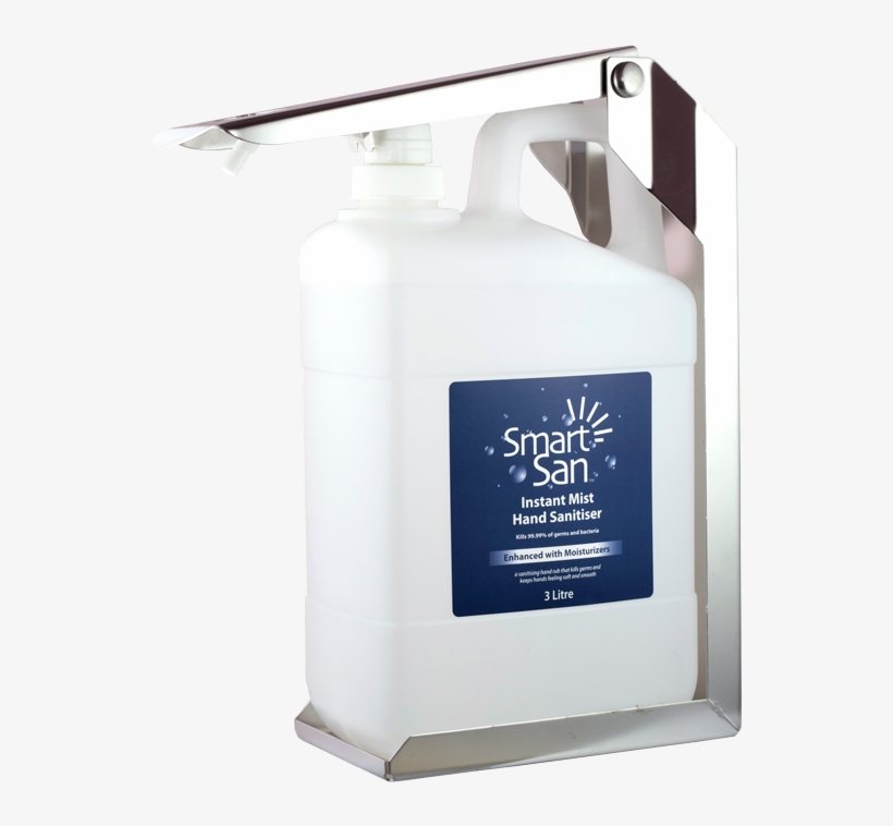 3l Stainless Steel Instant Mist Hand Sanitiser Dispenser - Liquid Hand Soap, transparent png download
