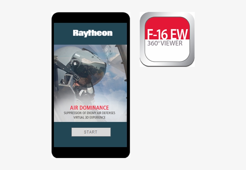 The "raytheon F 16 Ew 360 Vr Experience" App Puts You - Parallel, transparent png download