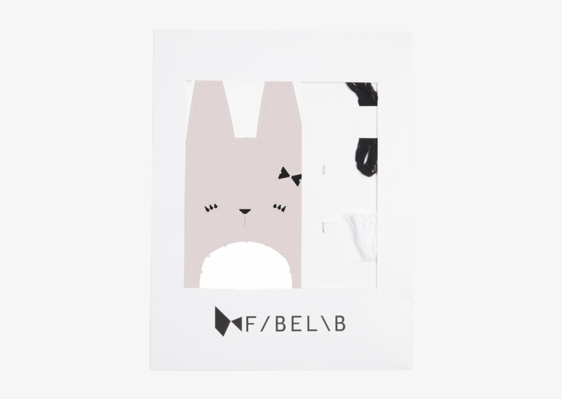 Fabelab Animal Embroidery Kit - Poster, transparent png download