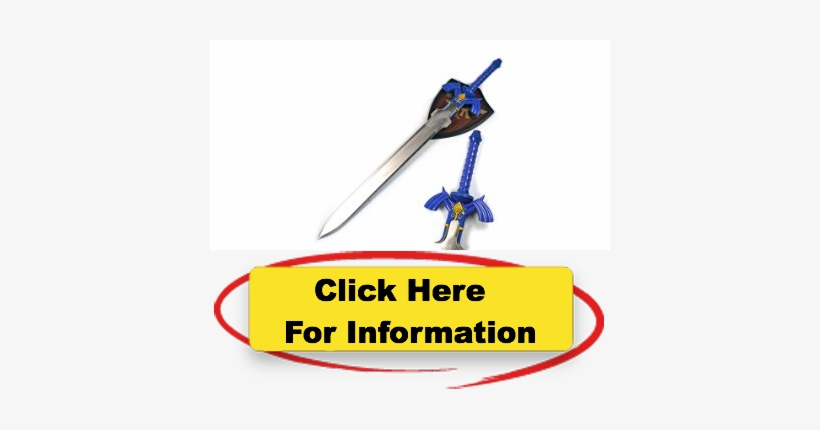 Examined Link Master Sword Zelda Twilight Princess - Link Master Sword Zelda Twilight Princess Fantasy Sword, transparent png download