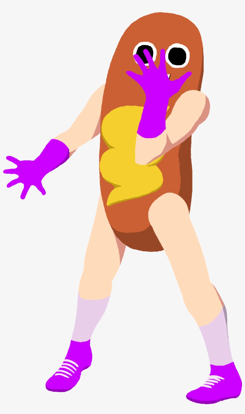 Not Quite Cena, Hotdog Man Allows You To See Him As - Jojo Pose Hotdog, transparent png download