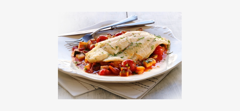 Sea Bass With Ratatouille, transparent png download