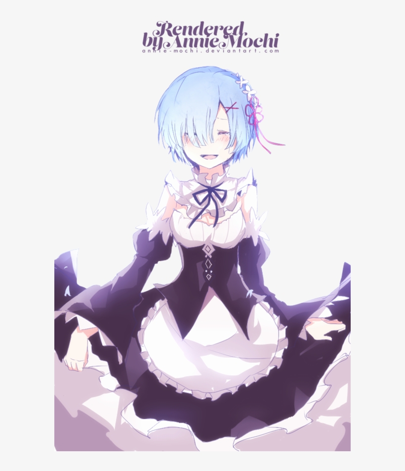 Zero Render By Annie-mochi On Deviantart - Rem Re Zero Render, transparent png download