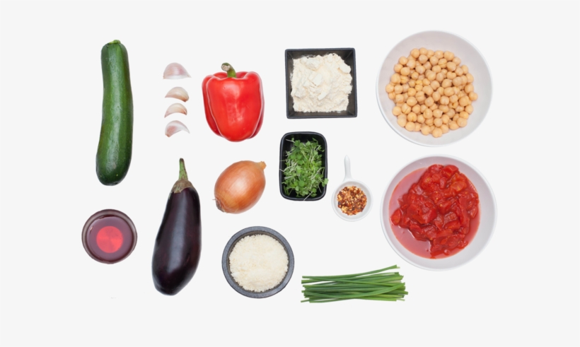 Crispy Chickpea Fritters With Ratatouille - Superfood, transparent png download