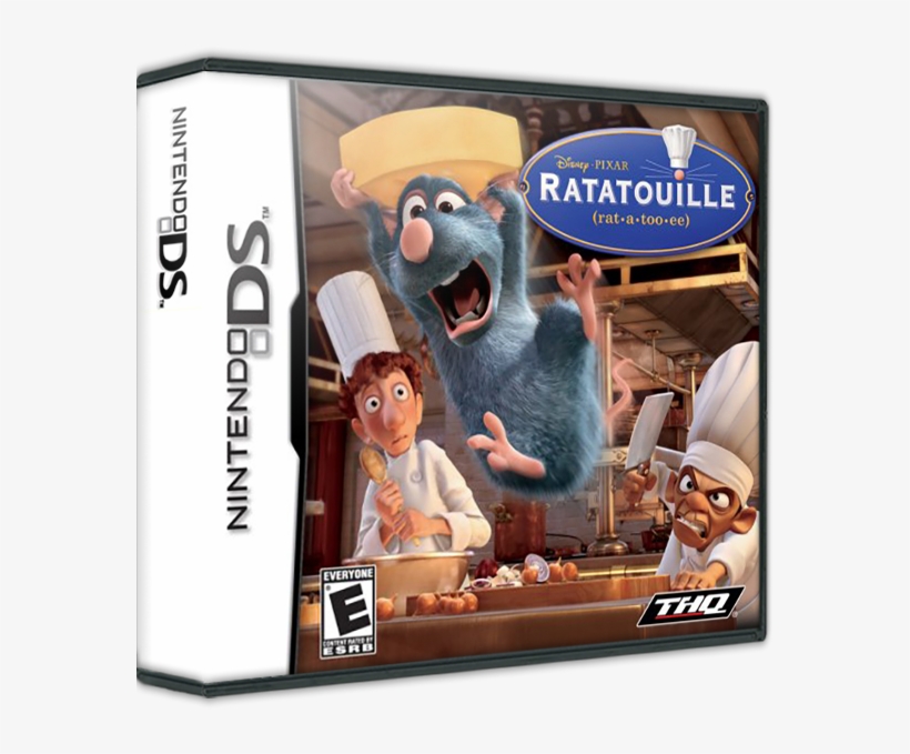 Ratatouille - Box - Front Ratatouille - Box - 3d - Disney Ratatouille [ds Game], transparent png download