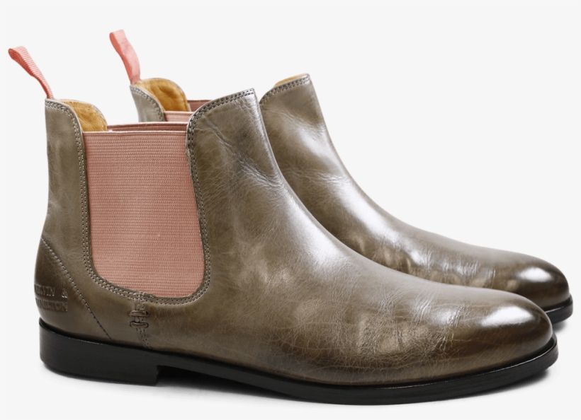 Ankle Boots Susan 10 Smog Elastic Pink - Chelsea Boot, transparent png download