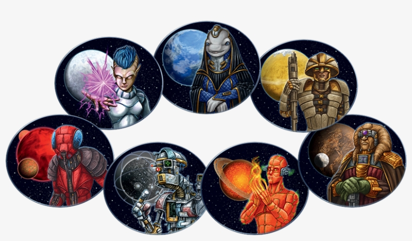 In Gaia Project , You Take Command Of One Of These - Gaia Project Game Board, transparent png download