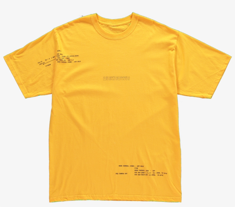 Yellow Moon Landing Tee, transparent png download