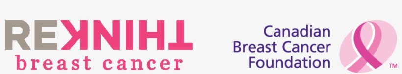 Rethink Breast Cancer Logo / Canadian Breast Cancer - Rethink Breast Cancer Logo, transparent png download