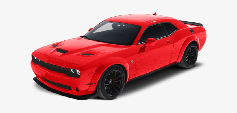 New Octane Red 2019 Dodge Challenger Sxt With Black - Muscle Car, transparent png download