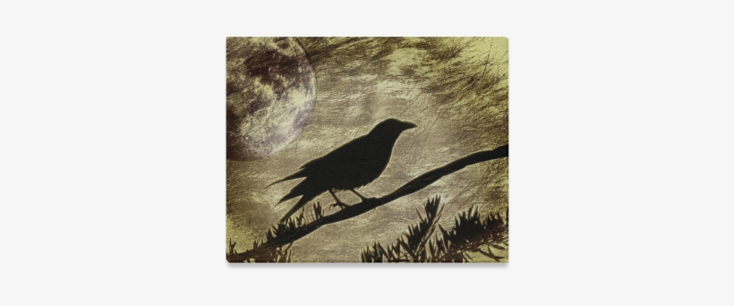 Raven Gold Canvas Canvas Print - Stock Photography, transparent png download