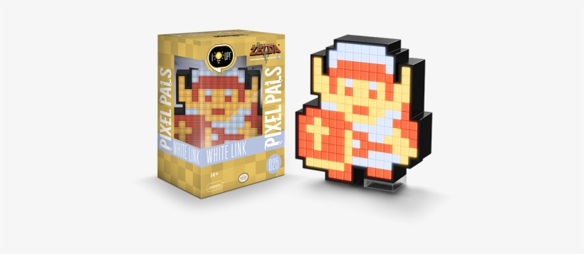 White 8-bit Link - Pixel Pals Nintendo 8 Bit Link, transparent png download