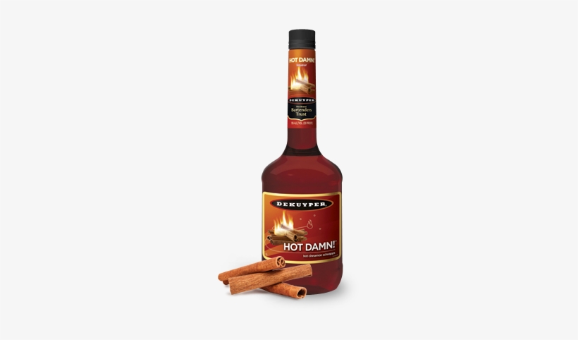 Cinnamon Schnapps Liqueur - Dekuyper Hot Damn, transparent png download
