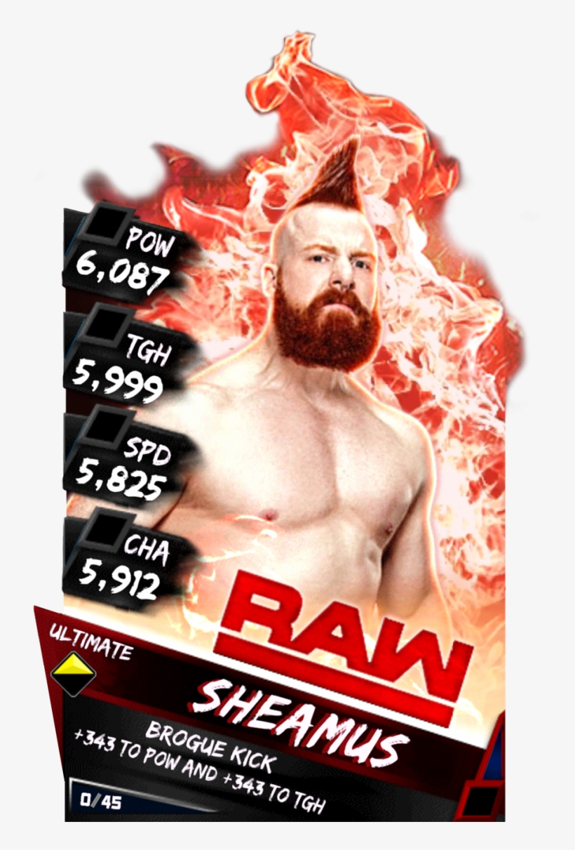 Supercard Sheamus R10 Summerslam Supercard Sheamus - Wwe Supercard Brock Lesnar Ultimate, transparent png download