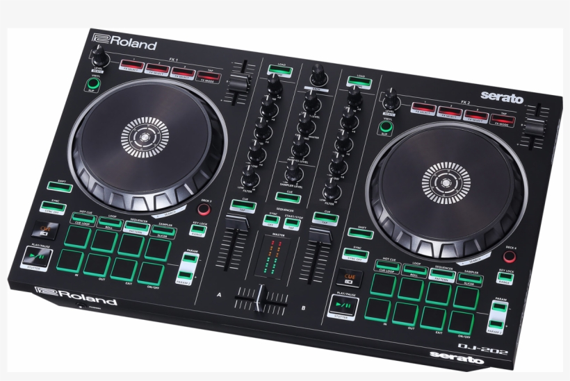 Roland Dj-202 - Roland Dj-202 Dj Controller, transparent png download