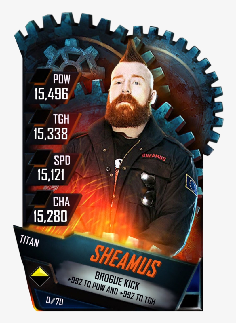 Sheamus S4 18 Titan - Wwe Supercard Brock Lesnar Titan, transparent png download