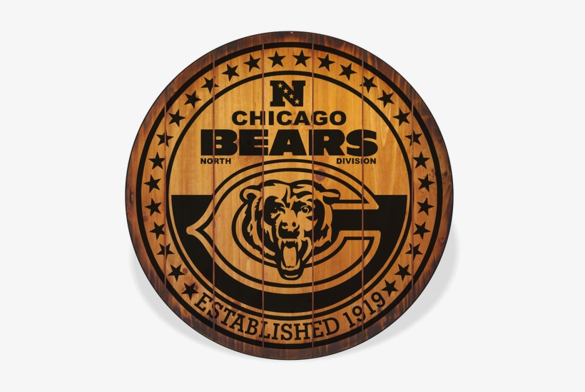 Chicago Bears Barrel Top Sign - Fremont Die Nfl Vinyl Magnet Nfl Team: Chicago Bears, transparent png download