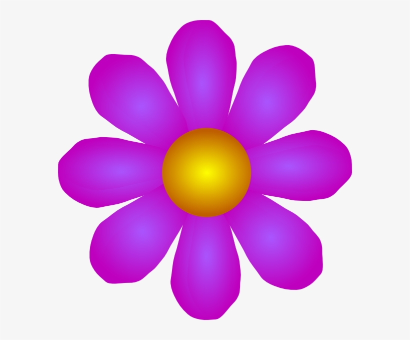 This Free Clipart Png Design Of Fuchia And Orange Flower, transparent png download