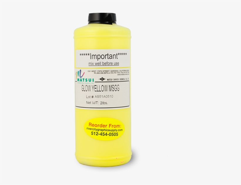 Matsui Glow Yellow Msgg Pigment - Bottle, transparent png download