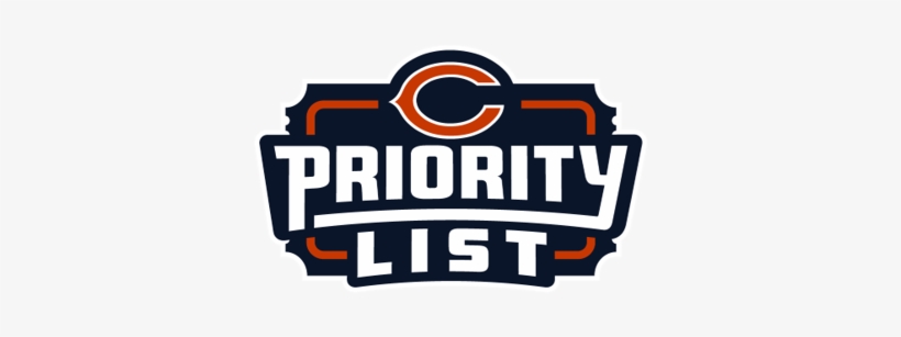 Season Ticket Priority List Member Benefits Include - Chicago Bears, transparent png download