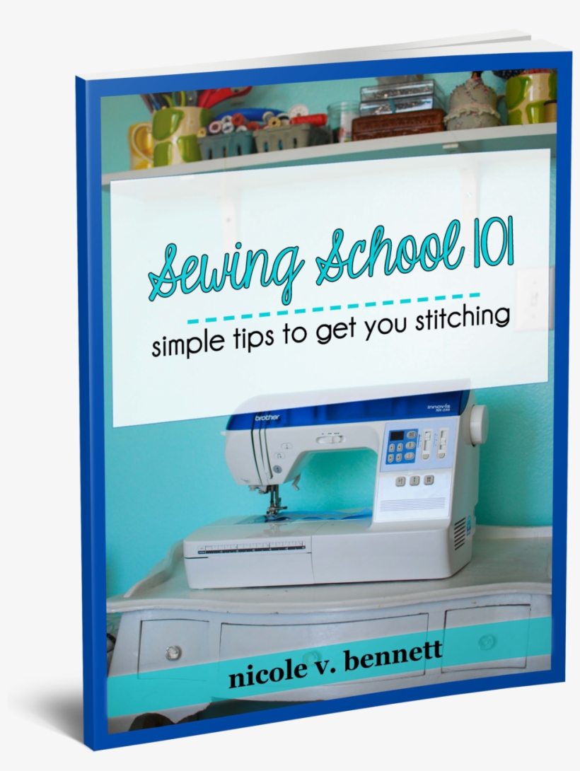 Sewing School 101 3d Cover - School, transparent png download
