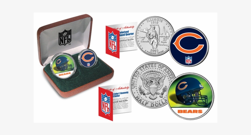 Nfl 2-coin Set State Quarter & Jfk Half Dollar In Exclusive - Donald Trump Melania Official 2016 Presidential Kennedy, transparent png download