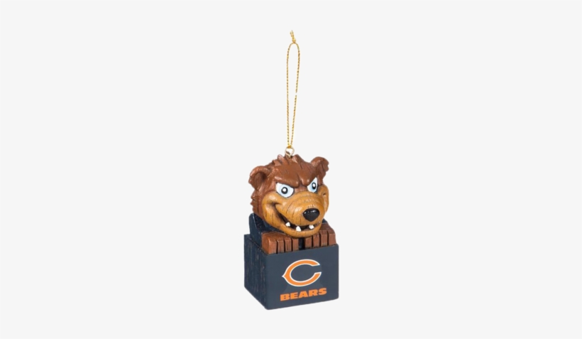 Chicago Bears Mascot Ornament - Nfl Mascot Ornament - Chicago Bears, transparent png download