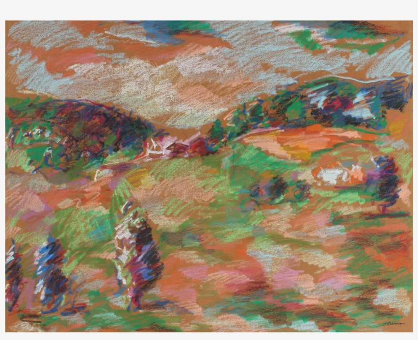 Colorful Abstracted Landscape In, transparent png download