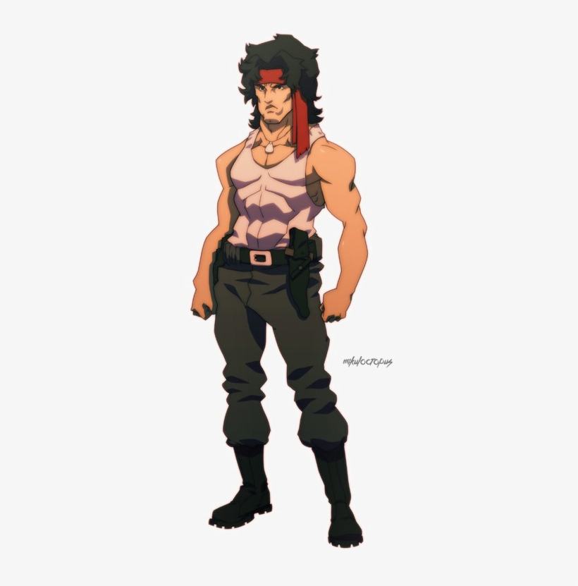 Rambo Png Image Background - Rambo Cartoon, transparent png download