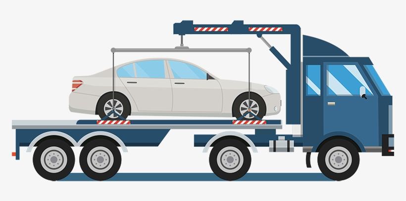 Towing Truck - Transport, transparent png download
